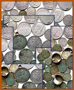 Найден клад серебряных монет XVIII – начала XX вв